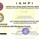 DEVELOP-Sample Certificate Ahli Manajemen Proyek