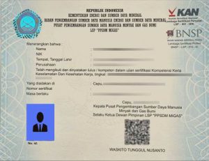 DEVELOP- Sample Certificate PPSDM Migas Pusat Pengembangan Sumber Daya Manusia